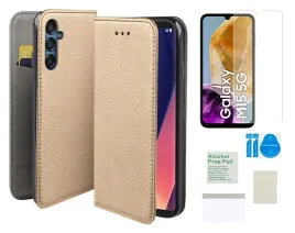 etui-z-klapka-do-samsung-galaxy-m15-5g-zloty-smart-magnet-folia-ochronna
