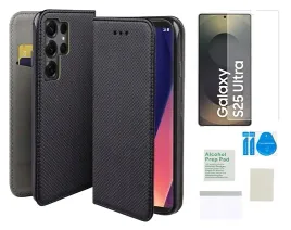 etui-z-klapka-do-samsung-galaxy-s25-ultra-czarny-magnet-folia-ochronna