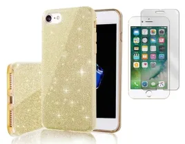 etui-do-iphone-7-8-se-2020-zloty-brokat-glitter-case-blyszczace-szklo-9h