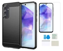 etui-karbon-do-samsung-galaxy-a55-czarny-case-plecki-folia-ochronna-tpu