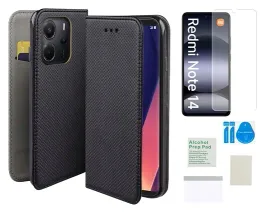 etui-z-klapka-do-xiaomi-redmi-note-14-5g-czarny-smart-magnet-folia-tpu