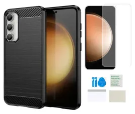 etui-karbon-do-samsung-galaxy-s23-fe-czarny-case-plecki-folia-ochronna