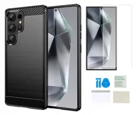 etui-karbon-do-samsung-galaxy-s24-ultra-czarny-case-plecki-folia-ochronna