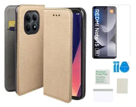 etui-z-klapka-do-xiaomi-redmi-note-15-5g-obudowa-zloty-folia-ochronna-tpu
