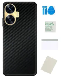 folia-ochronna-do-realme-c55-na-tyl-telefonu-karbon-czarny-3d-skorka-skin