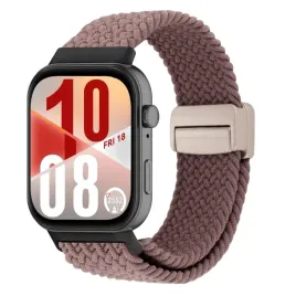 pasek-do-huawei-watch-fit-3-4-4-pro-opaska-pleciony-bransoleta-brazowy