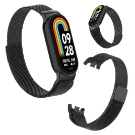 pasek-do-xiaomi-mi-band-8-9-10-metalowy-bransoleta-opaska-zegarek-czarny