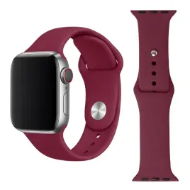 pasek-do-apple-watch-42-44-45-49mm-silikonowy-opaska-bransoleta-bordowy