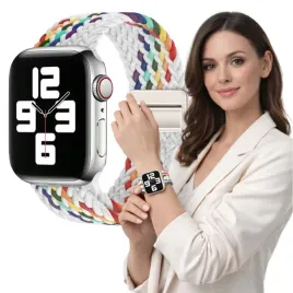 pasek-do-apple-watch-42mm-44mm-45mm-49mm-pleciony-bransoleta-bialy-kolory