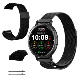 pasek-do-rollme-hd300-pro-metalowy-bransoleta-opaska-zegarek-22mm-czarny