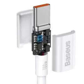 kabel-baseus-superior-usb-c-do-usb-c-100w-1m-bialy