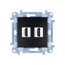 simon-10-gniazdo-hdmi-podwojne-czarny