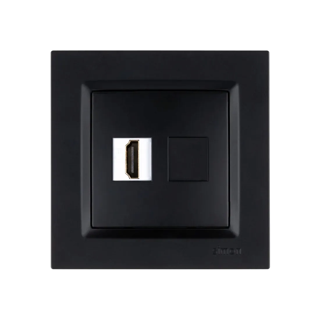 simon-10-gniazdo-hdmi-pojedyncze-czarny-stan-nowy