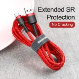 baseus-kabel-cafule-usb-usb-c-05m-3a-czerwony-stan-nowy-kolor-czerwony