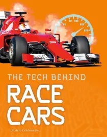 the-tech-behind-race-cars-tech-on-wheels-ksiazka-o-technologii-ilustracje