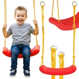 hustawka-ogrodowa-mocna-czerwona-dla-dzieci-dziecieca-100kg-plac-zabaw