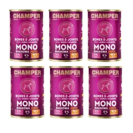 mokra-karma-dla-psa-champer-bonesandjoints-monobialkowa-indyk-6x400g