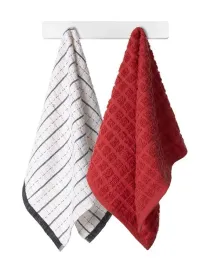 zestaw-recznikow-kuchennych-38x63-czerwony-bialy-krata-frotte-komplet-2-szt