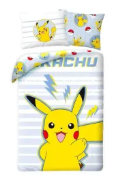 posciel-140x200-pokemon-niebieska-zolta-pasy-poszewka-65x65