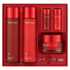 cell-fusion-c-red-ultimate-set-zestaw-ujedrniajacy-do-twarzy