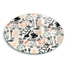 hartowana-okragla-deska-szklana-ze-wzorem-rysunkowy-motyw-kuchenny-fi-30-cm