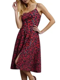 shein-czerwona-sukienka-prosta-na-ramiaczkach-w-kwiaty-40-42-1ja