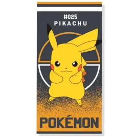 recznik-plazowy-bawelniany-70x140-cm-pokemon-pikachu-zolty-320-g-m2