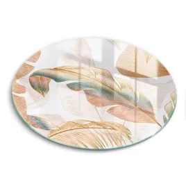 deska-szklana-okragla-do-krojenia-i-serwowania-boho-piora-i-liscie-fi-30-cm
