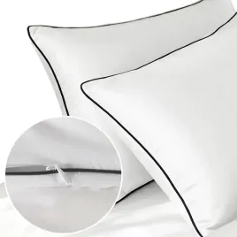 poszewka-bambusowa-50x60-biala-czarna-z-biza-premium-jednobarwna