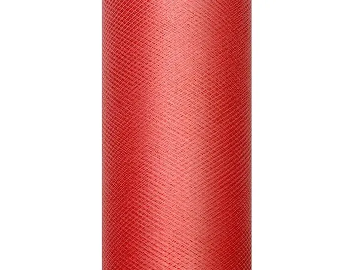 tiul-gladki-czerwony-015x9m