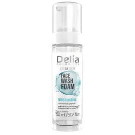 delia-nawilzajaca-weganska-pianka-do-mycia-twarzy-clean-skin-150ml