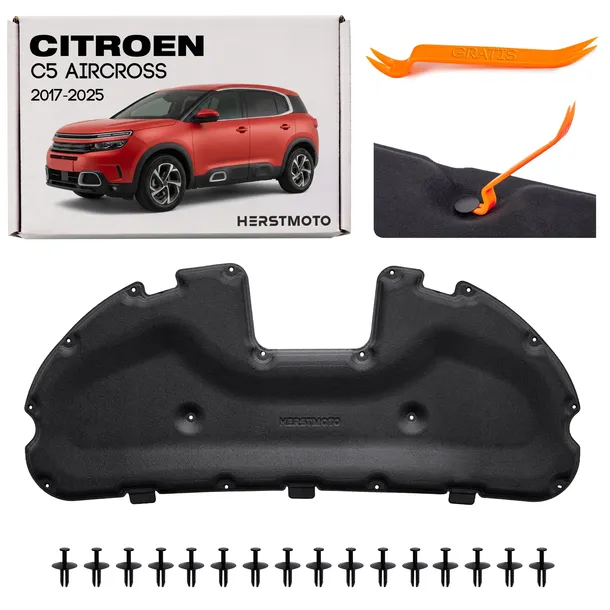 CITROEN C5 AIRCROSS I 2017-2025 WYGŁUSZENIE MASKI 9825663480 +SPINKI