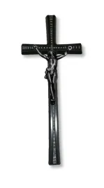krzyz-ozdobny-z-rowkiem-30cm-z-pasyjka-10cm-czerniony-odlew-mosiezny
