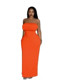 shein-pomaranczowa-prosta-sukienka-bez-rekawow-plus-size-48-1ka