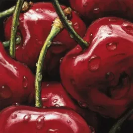 cherries-almach-plakat-obraz-24x24cm