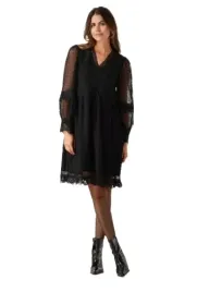 y-a-s-czarna-sukienka-z-koronka-i-tiulowymi-rekawami-xxl-6ba