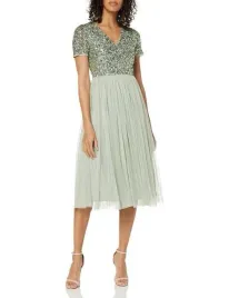 maya-deluxe-sukienka-midi-zielona-z-cekinami-i-tiulem-plus-size-48-6ba