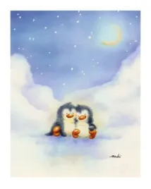 little-penguins-makiko-plakat-obraz-24x30cm