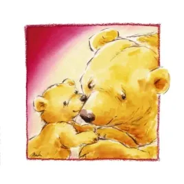mother-bear-s-love-iii-makiko-plakat-obraz-30x30cm