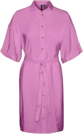 vero-moda-rozowa-sukienka-koszulowa-z-paskiem-i-krotkim-rekawem-xs-6fa