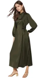 trendyol-khaki-sukienka-maxi-z-wiazaniem-i-dlugim-rekawem-36-5aa