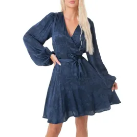 guess-granatowa-sukienka-rozkloszowana-z-wiazaniem-i-bufkami-xs-gga
