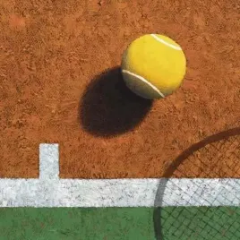 tennis-bill-romero-plakat-obraz-30x30cm