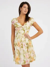 guess-sukienka-midi-w-kwiaty-z-bufkami-i-kokarda-xs-gga
