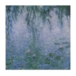 nympheas-la-matin-claude-monet-plakat-obraz-30x30cm