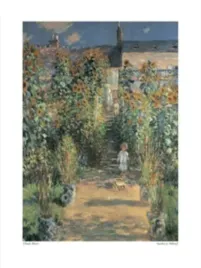 the-artists-garden-at-vetheuil-claude-monet-plakat-obraz-30x40cm