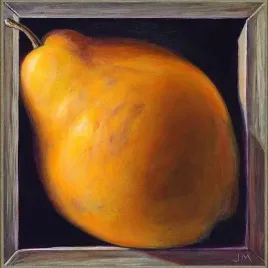 boxed-whole-pear-jay-mercado-plakat-obraz-38x38cm