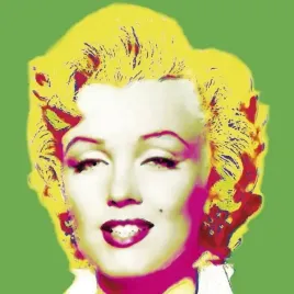 marilyn-in-green-wyndham-boulter-plakat-obraz-30x30cm
