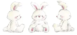 rabbits-makiko-plakat-obraz-50x23cm