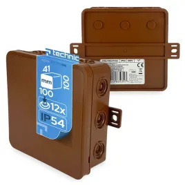 edo-puszka-hermetyczna-natynkowa-v7-na-klik-ip54-100x100h41-brazowa